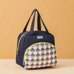 Waterproof Double Deck Bento Box Bag for Students and Office Workers