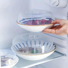 Clear Plastic Food Cover Collapsible Microwave Splatter Shield
