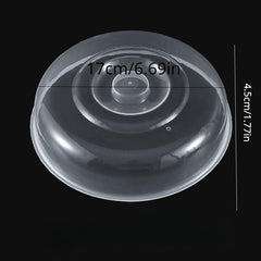 Clear Plastic Food Cover Collapsible Microwave Splatter Shield