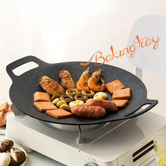 Nonstick Teppanyaki Pan 27-33.02cm Griddle Grill Pan