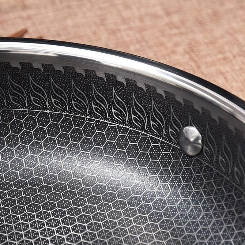 Nonstick Frying Pan With Honeycomb Coating 29 Stainless Steel Non Stick Skillet