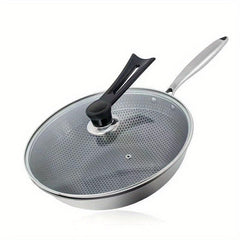 Nonstick Frying Pan With Honeycomb Coating 29 Stainless Steel Non Stick Skillet