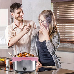 Leak Proof Stew Pot Inner Lining, Easy to Clean Silicone Bag