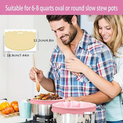 Leak Proof Stew Pot Inner Lining, Easy to Clean Silicone Bag