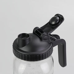 Wide Mouth Canning Lid Strap w/ Handle for Mason Jar - Pouring Cover
