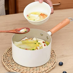 2pcs Ceramic Non Stick Cookware Set Frying Pan Egg Pan Caucepan
