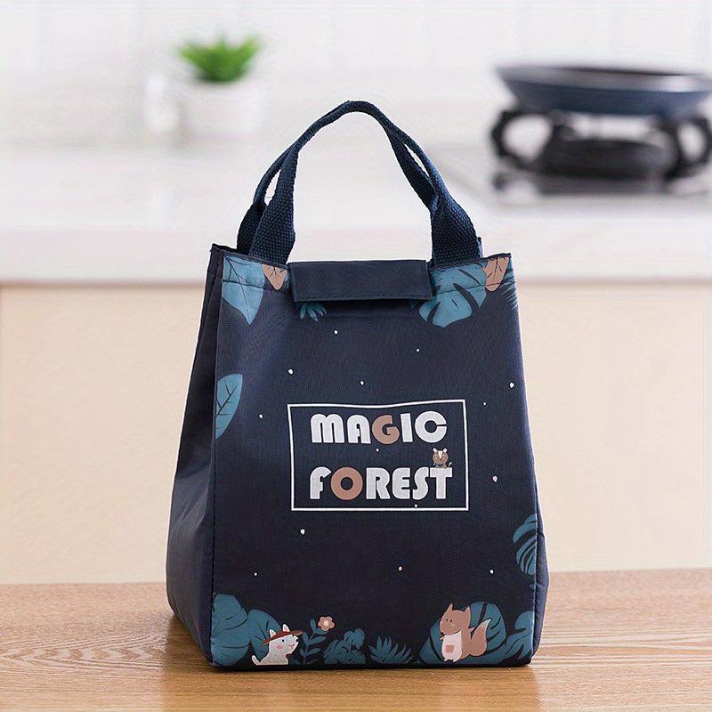 Thermal Insulation Portable Lunch Box Bag for Students and Office Workers