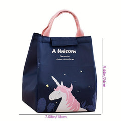 Thermal Insulation Portable Lunch Box Bag for Students and Office Workers