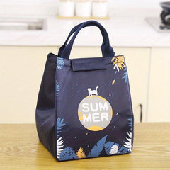 Thermal Insulation Portable Lunch Box Bag for Students and Office Workers