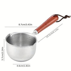 Mini Butter Melting Pot 200ml Hot Milk Small Saucepan