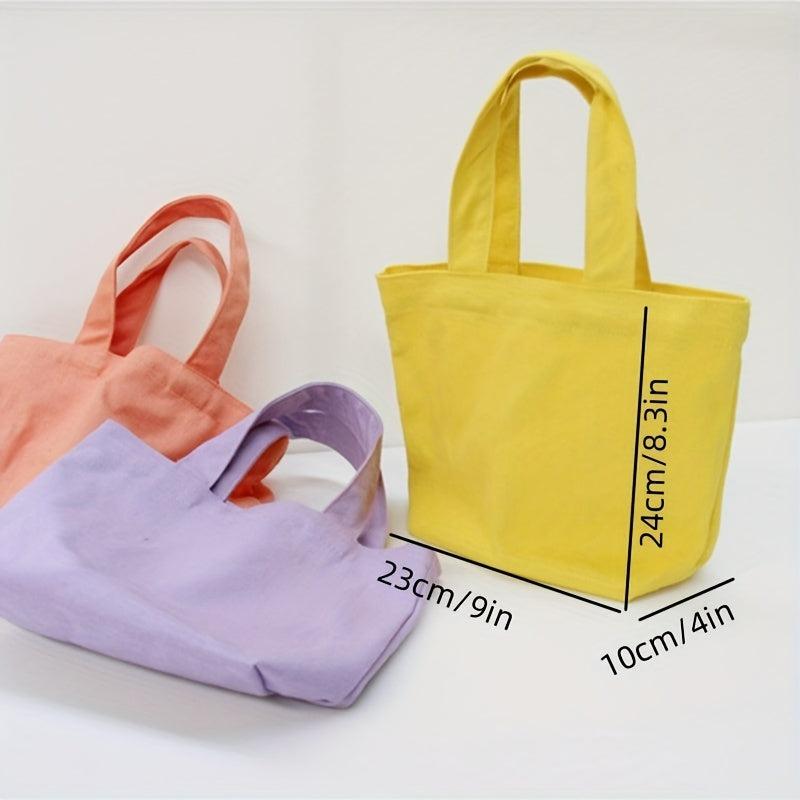 Canvas Lunch Box Bag Bento Box Storage Bag Travel Accessories