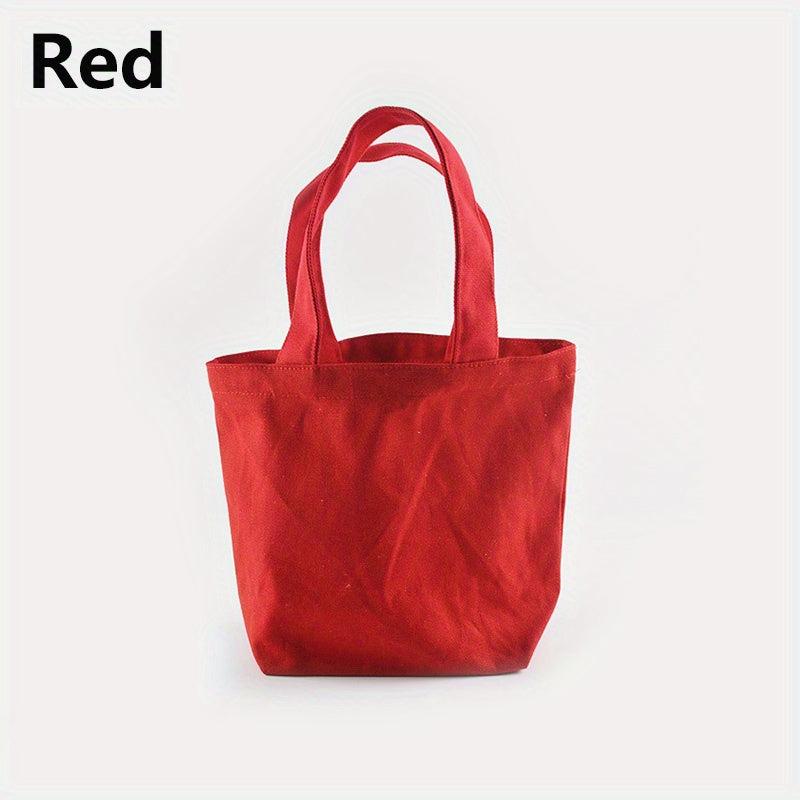 Canvas Lunch Box Bag Bento Box Storage Bag Travel Accessories