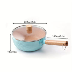 Stainless Steel Yukihira Pan Non-stick Soup Pot with Cover