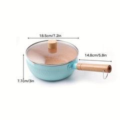 Stainless Steel Yukihira Pan Non-stick Soup Pot with Cover