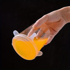 6pcs Silicone Stretch Lids - Durable Food Storage Covers