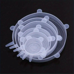 6pcs Silicone Stretch Lids - Durable Food Storage Covers