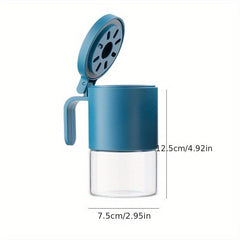 1pc Spice Salt Pepper Shakers Seasoning Bottles With Lid Condiment Containers