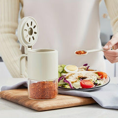 1pc Spice Salt Pepper Shakers Seasoning Bottles With Lid Condiment Containers