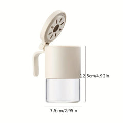 1pc Spice Salt Pepper Shakers Seasoning Bottles With Lid Condiment Containers