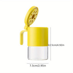 1pc Spice Salt Pepper Shakers Seasoning Bottles With Lid Condiment Containers