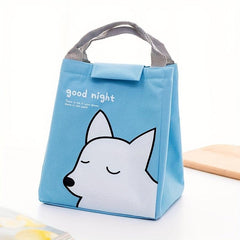 Waterproof Animal Lunch Box Bag Insulated Thermal Bento Bag