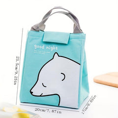 Waterproof Animal Lunch Box Bag Insulated Thermal Bento Bag