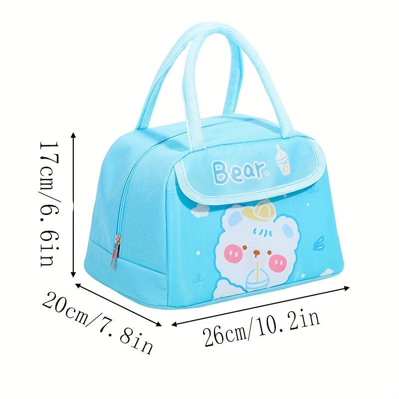 Large Lunch Tote Bag with Aluminum Foil Insulation