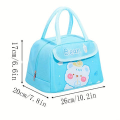 Large Lunch Tote Bag with Aluminum Foil Insulation