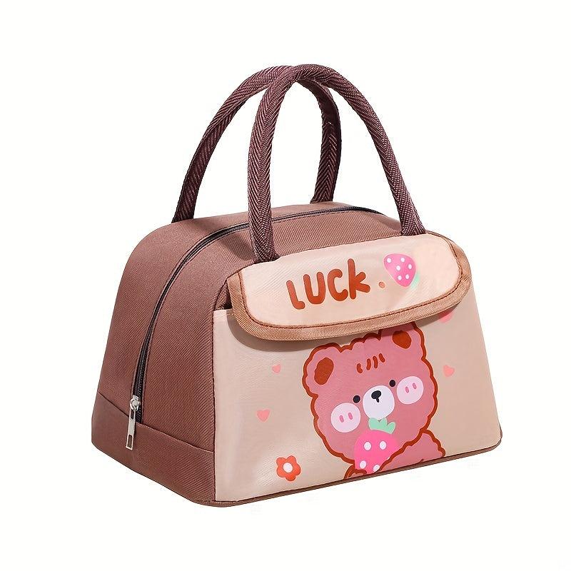 Large Lunch Tote Bag with Aluminum Foil Insulation