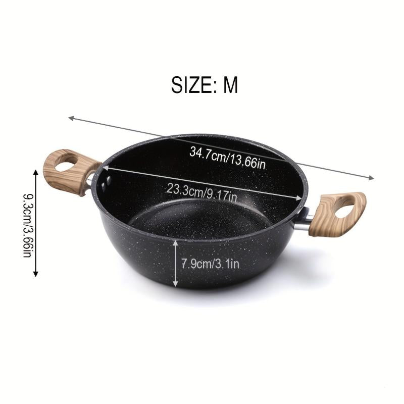 Nonstick Soup Pot Small Cooking Pot for Frying Steaming
