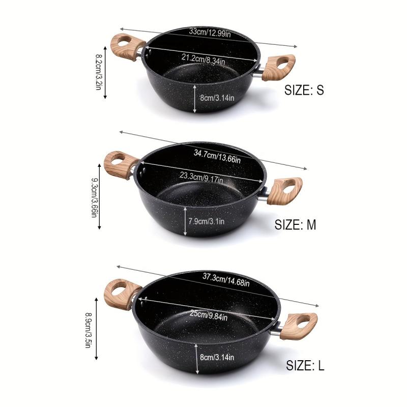 Nonstick Soup Pot Small Cooking Pot for Frying Steaming