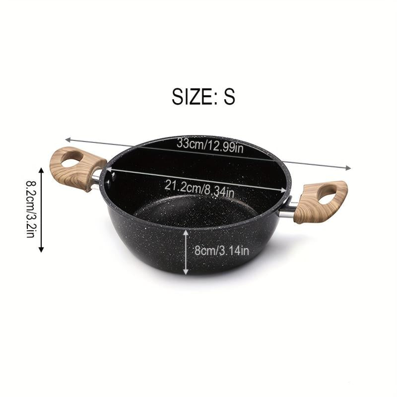 Nonstick Soup Pot Small Cooking Pot for Frying Steaming
