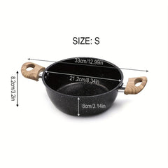 Nonstick Soup Pot Small Cooking Pot for Frying Steaming