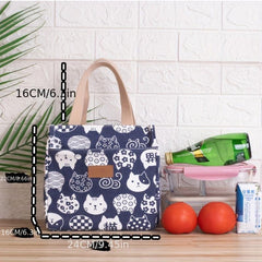 Waterproof Insulated Lunch Box Bag for Students and Office Workers