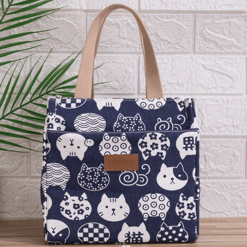 Waterproof Insulated Lunch Box Bag for Students and Office Workers