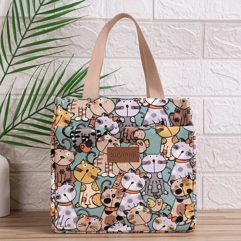 Waterproof Insulated Lunch Box Bag for Students and Office Workers