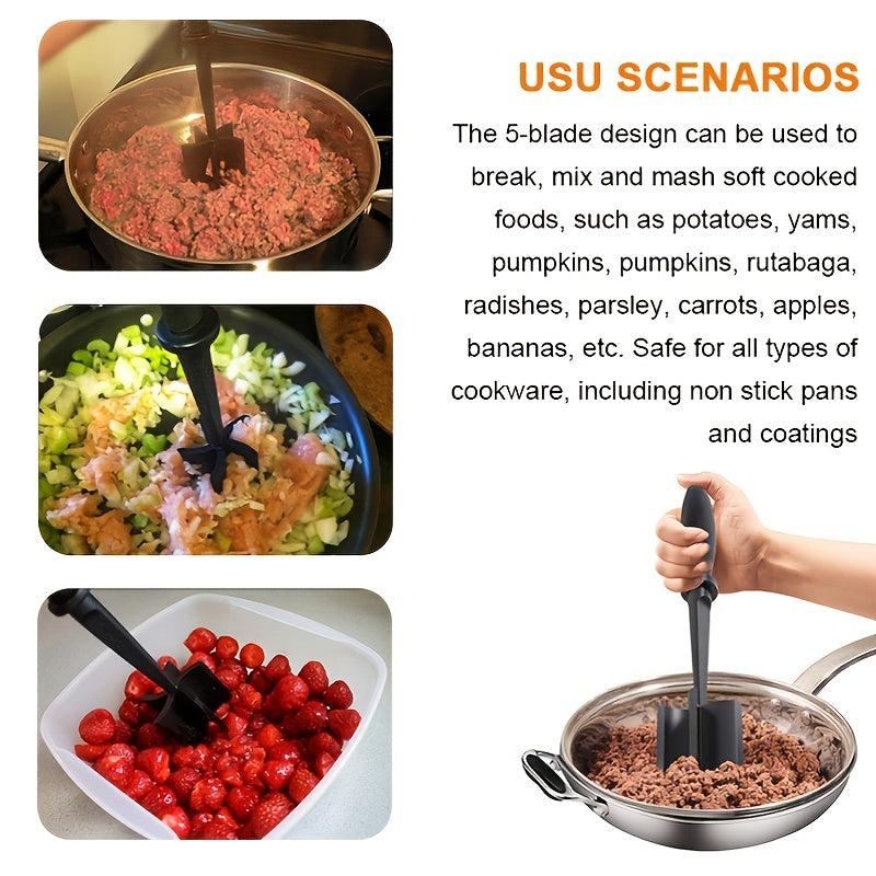 5 Blade Meat Chopper for Delicious Burgers and More
