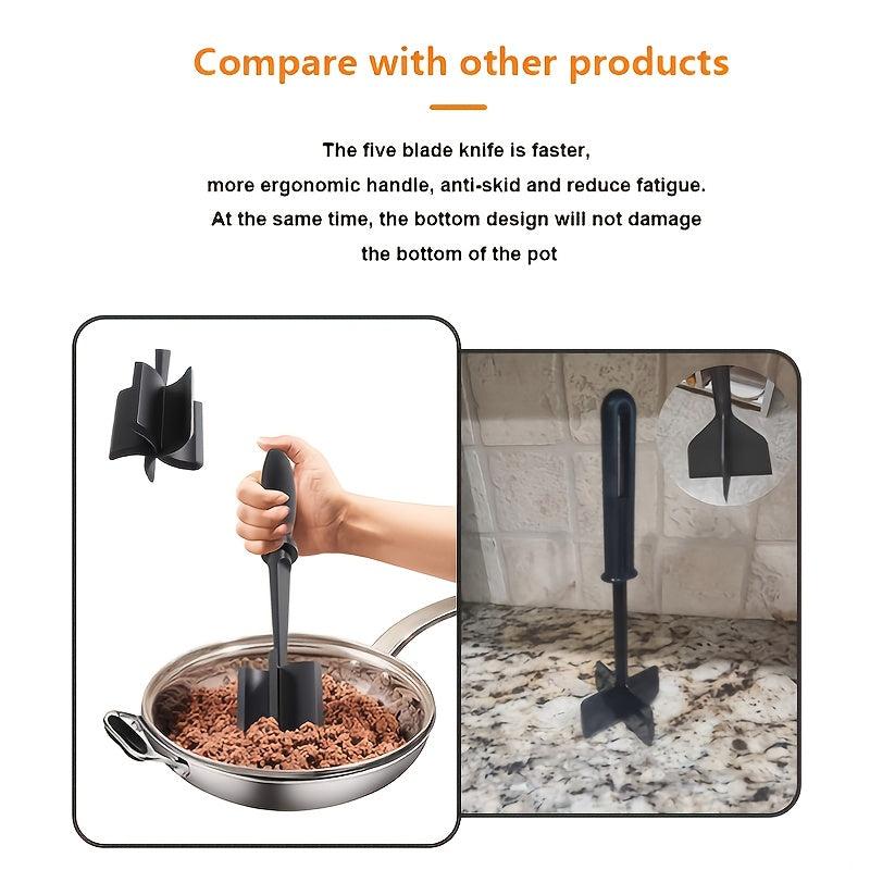 5 Blade Meat Chopper for Delicious Burgers and More