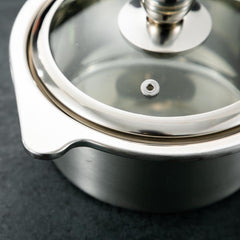 Stainless Steel Small Hot Pot Ramen Pot Chinese Cooking Pot With Lid