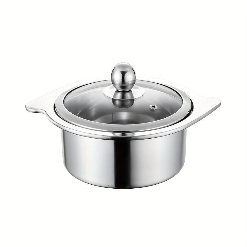 Stainless Steel Small Hot Pot Ramen Pot Chinese Cooking Pot With Lid