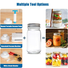 Vacuum Sealer For Jar Vacuum Sealing Kit - Portable Pump