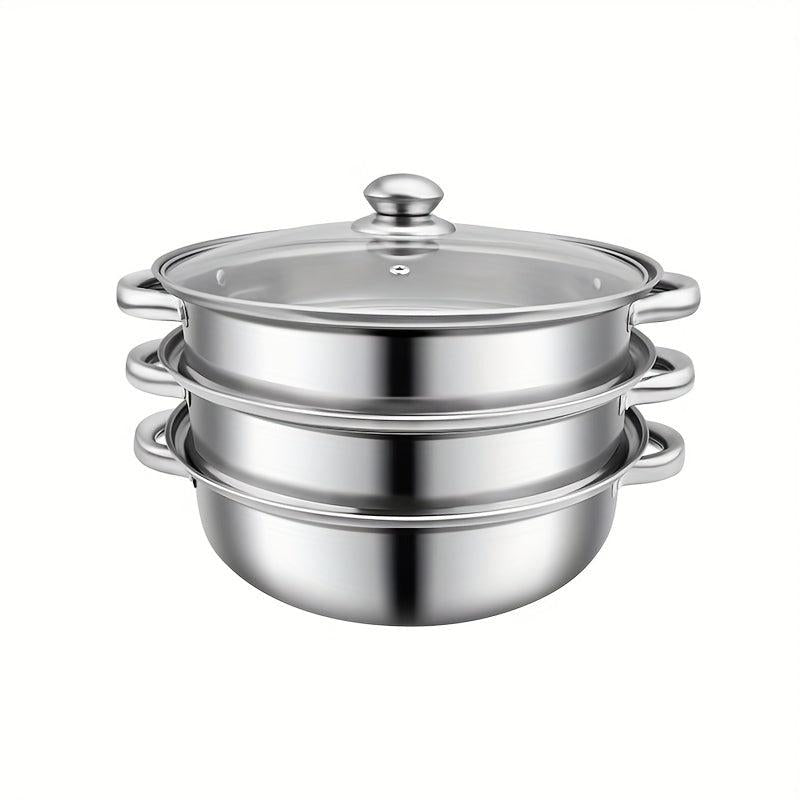 304 Stainless Steel Steamer for Buns & Fish