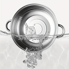 Household Large Steamer Stainless Steel Three-layer Steamer