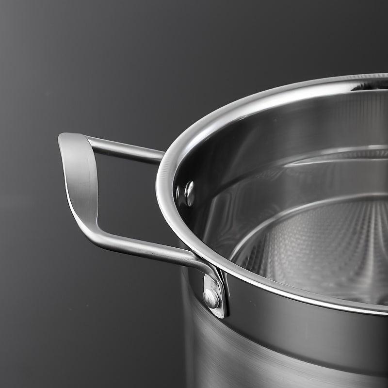 7.87'' Non-Stick Soup Pot with Stainless Steel Handle & Lid