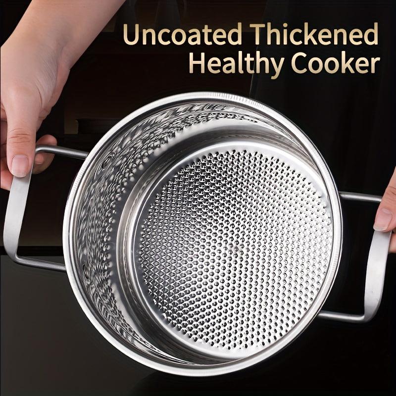 7.87'' Non-Stick Soup Pot with Stainless Steel Handle & Lid