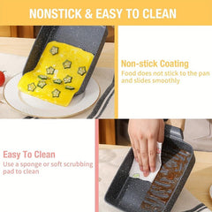 Tamagoyaki Pan Square Japanese Omelette Pan Non stick Egg Roll Pan