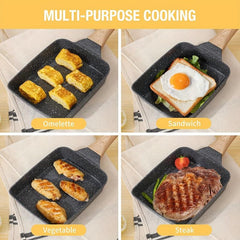 Tamagoyaki Pan Square Japanese Omelette Pan Non stick Egg Roll Pan