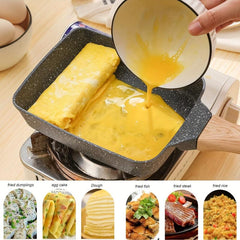 Tamagoyaki Pan Square Japanese Omelette Pan Non stick Egg Roll Pan
