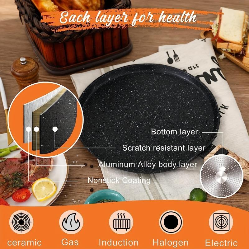 27cm Crepe Pan Nonstick Dosa Tortilla Pan Induction PFOA