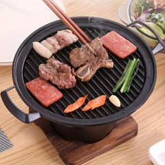 Portable Charcoal Grill Easy Cleaning Smokeless Indoor Outdoo